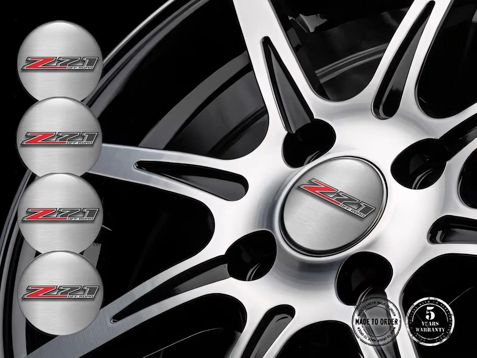 Chevrolet  Emblema Cupola Logo Adesivi Cerchio Alta Qualità